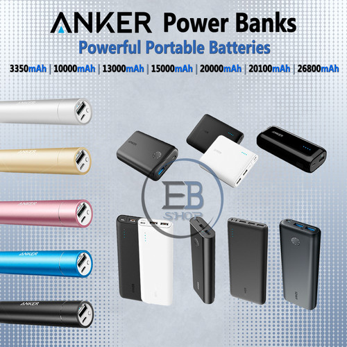 Anker power bank portable - power,